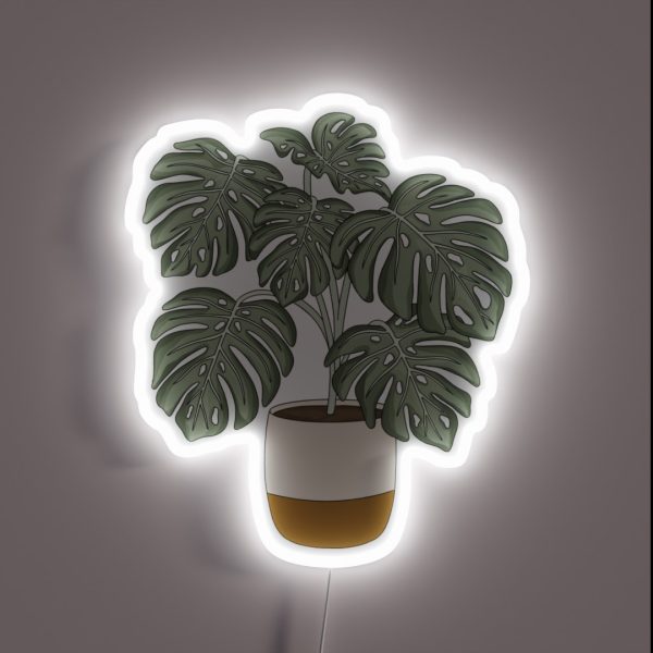 Plant Aesthetic RGB Neon Sign
