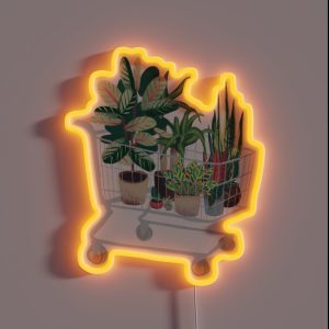 Plant Friends RGB Neon Sign