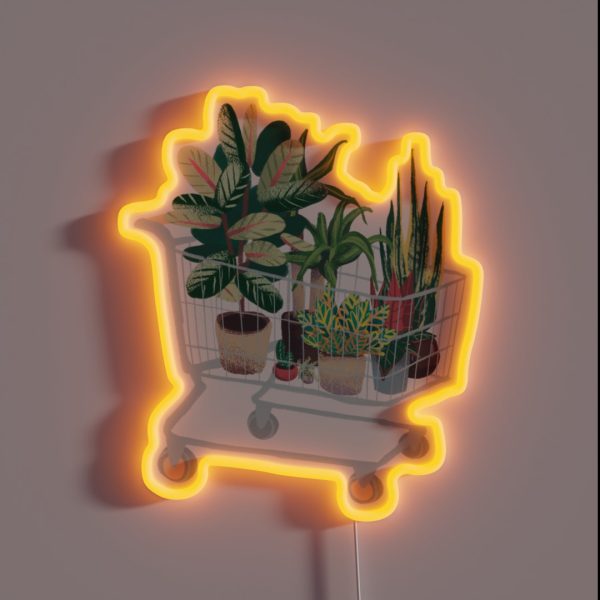 Plant Friends RGB Neon Sign
