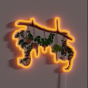 Plant Lady 2 RGB Neon Sign