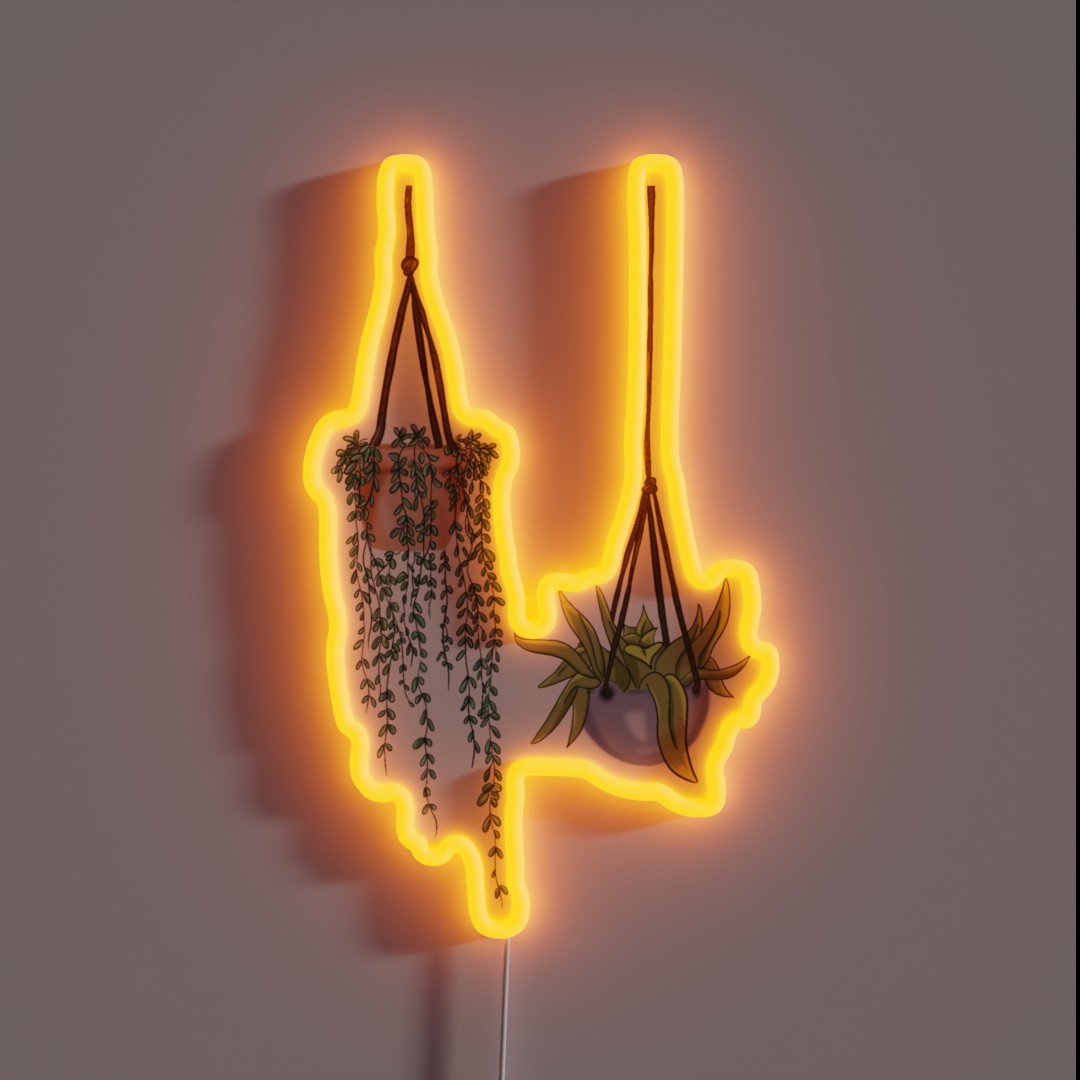 Plants RGB Neon Sign Plants RGB Neon Sign
