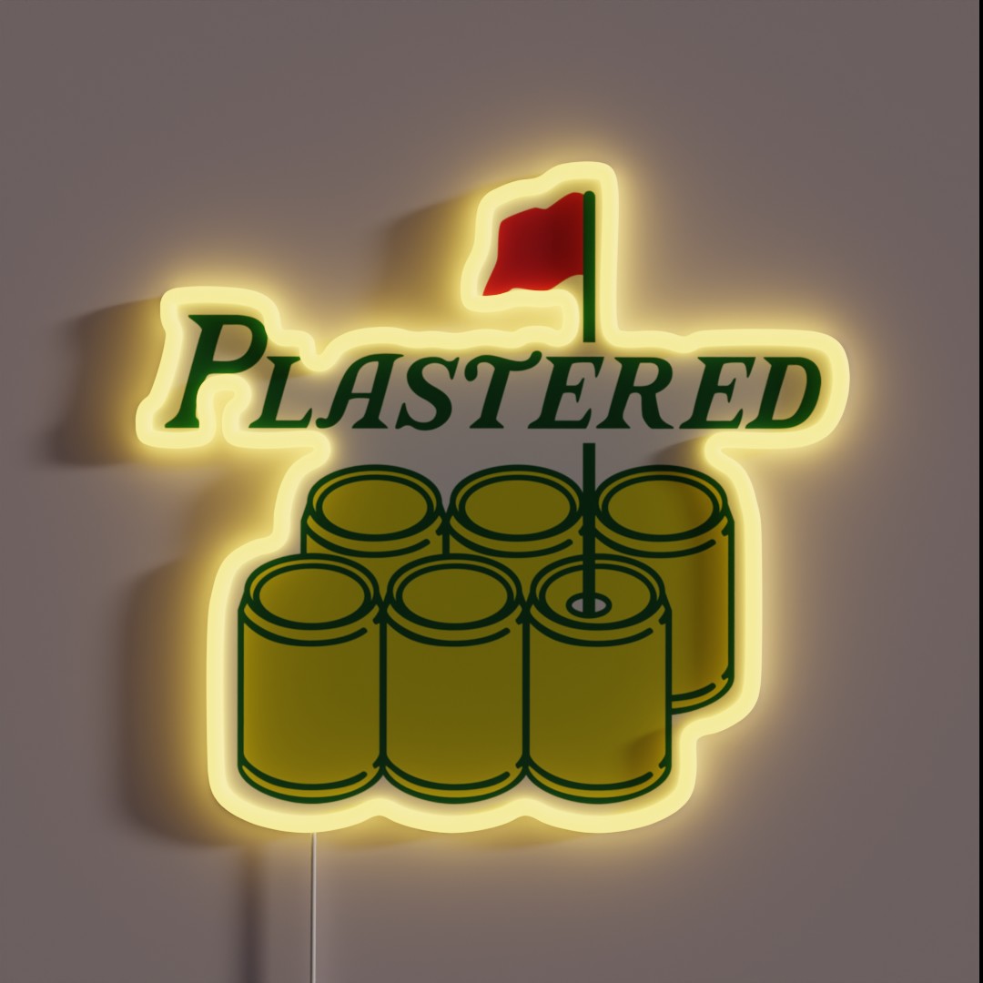 Plastered White RGB Neon Sign Plastered White RGB Neon Sign