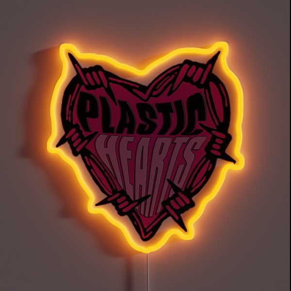 Plastic Hearts 1 RGB Neon Sign