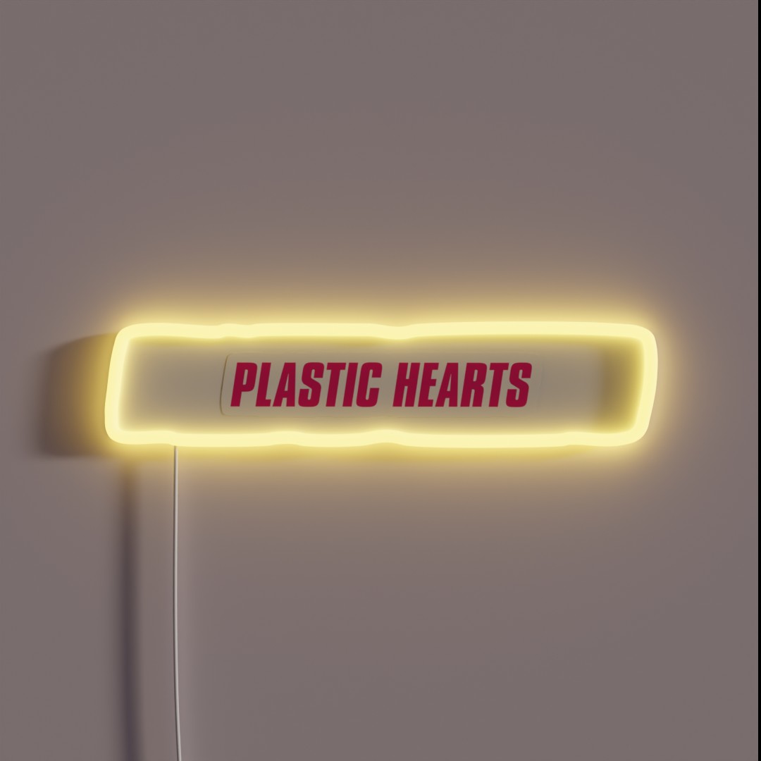 Plastic Hearts RGB Neon Sign Plastic Hearts RGB Neon Sign