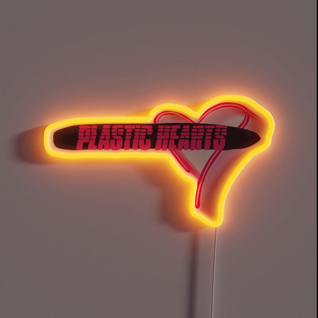 Plastic Hearts RGB Neon Sign Plastic Hearts RGB Neon Sign