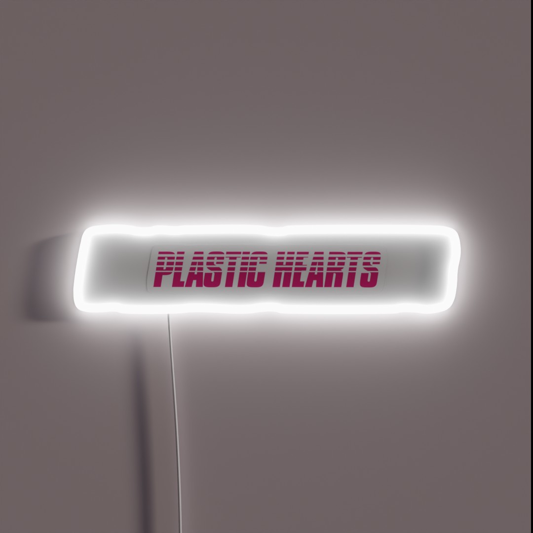 Plastic Hearts RGB Neon Sign Plastic Hearts RGB Neon Sign