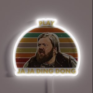 Play Ja Ja Ding Dong RGB Neon Sign Play Ja Ja Ding Dong RGB Neon Sign