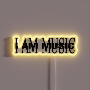 Playboi Carti I Am Music 2023 2024 Album Cover Art RGB Neon Sign