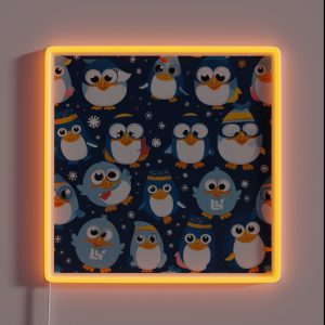 Playful Adventures Pororo Pattern RGB Neon Sign Playful Adventures Pororo Pattern RGB Neon Sign