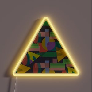 Playful I Pattern RGB Neon Sign
