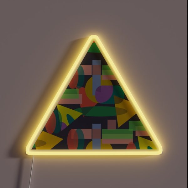 Playful I Pattern RGB Neon Sign