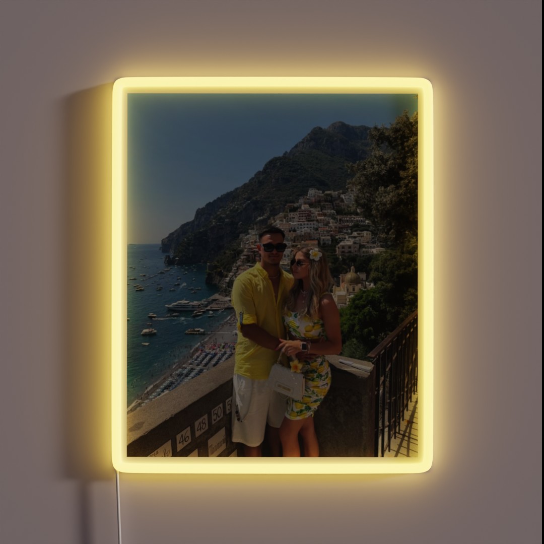 Playful Lemon Pattern With Bold Yellow Hues RGB Neon Sign Playful Lemon Pattern With Bold Yellow Hues RGB Neon Sign