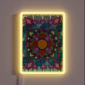 Playful Mandala RGB Neon Sign Playful Mandala RGB Neon Sign