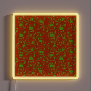 Playful Neon Dog Pattern RGB Neon Sign Playful Neon Dog Pattern RGB Neon Sign