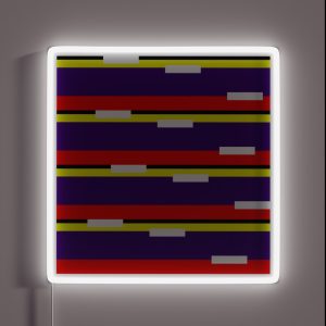 Playful Step Pattern RGB Neon Sign
