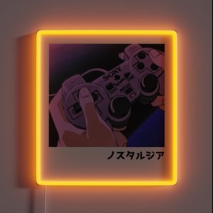 Playstation Nostalgia Anime Aesthetic RGB Neon Sign