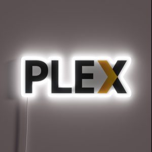 Plex Logo RGB Neon Sign