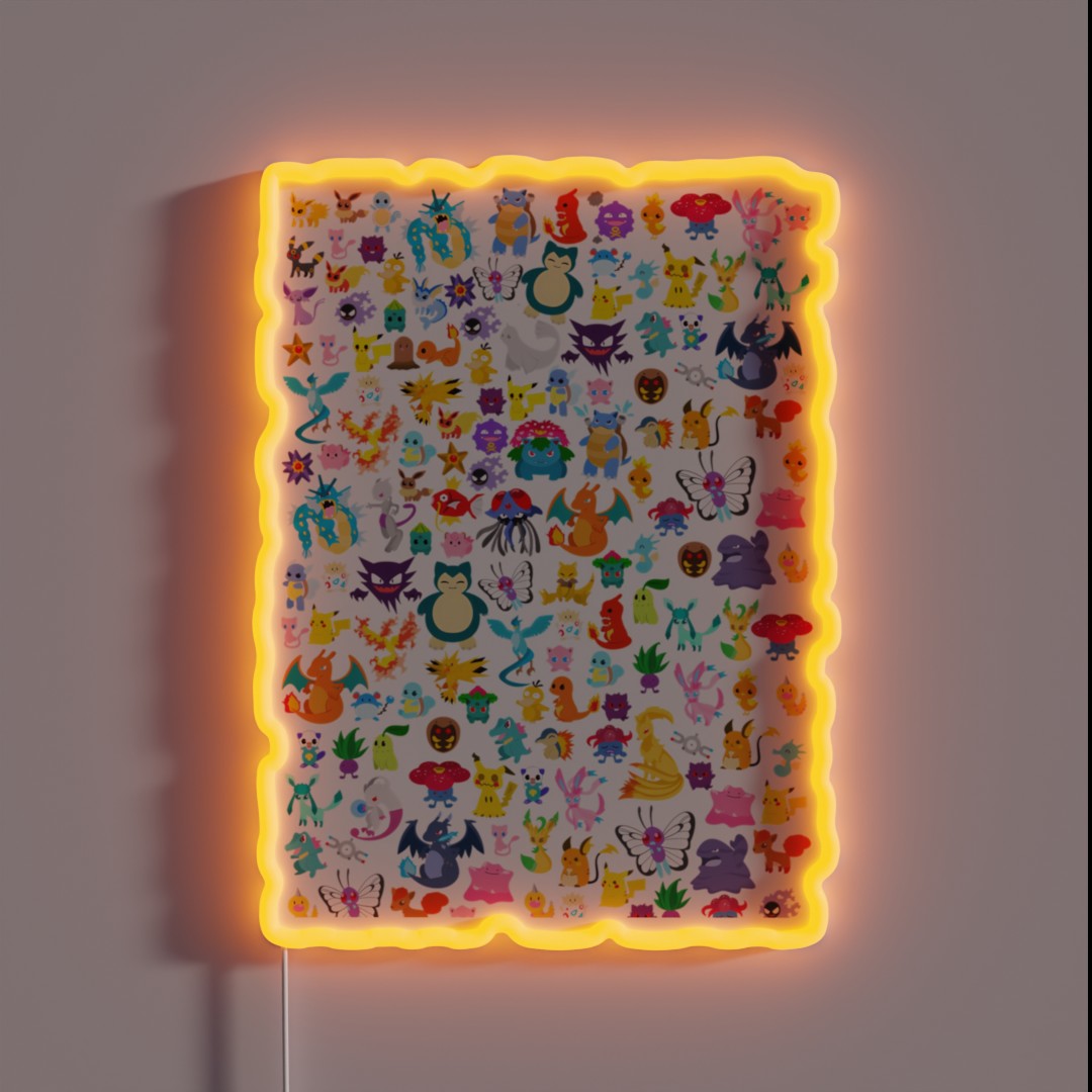 Poke Collection RGB Neon Sign Poke Collection RGB Neon Sign