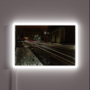 Polish Light Trails In Poland Photography RGB Neon Sign
