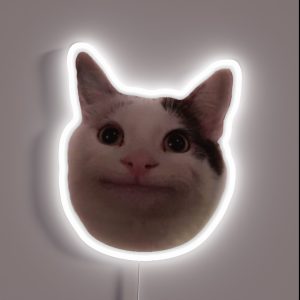 Polite Kitty RGB Neon Sign