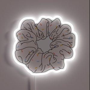 Polka Dot Scrunchie RGB Neon Sign Polka Dot Scrunchie RGB Neon Sign
