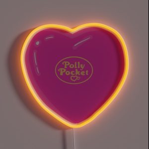 Polly Heart RGB Neon Sign