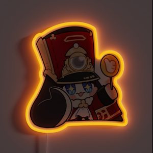 Pom Pom Chibi Thumbs Up Honkai Star Rail RGB Neon Sign