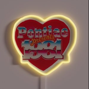 Pontiac Heart RGB Neon Sign Pontiac Heart RGB Neon Sign