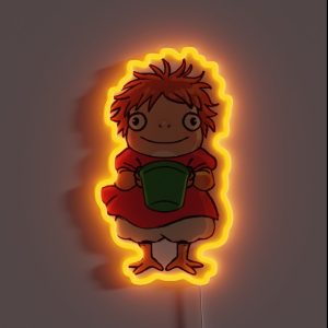 Ponyo Ghibli Studio RGB Neon Sign Ponyo Ghibli Studio RGB Neon Sign