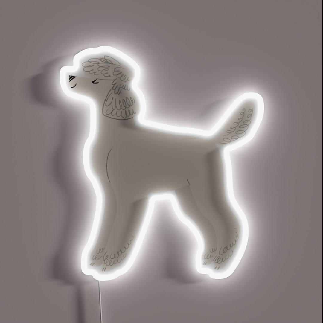 Poodle RGB Neon Sign Poodle RGB Neon Sign