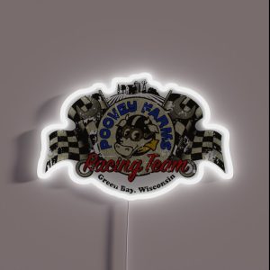 Poovey Farms Racing Team RGB Neon Sign