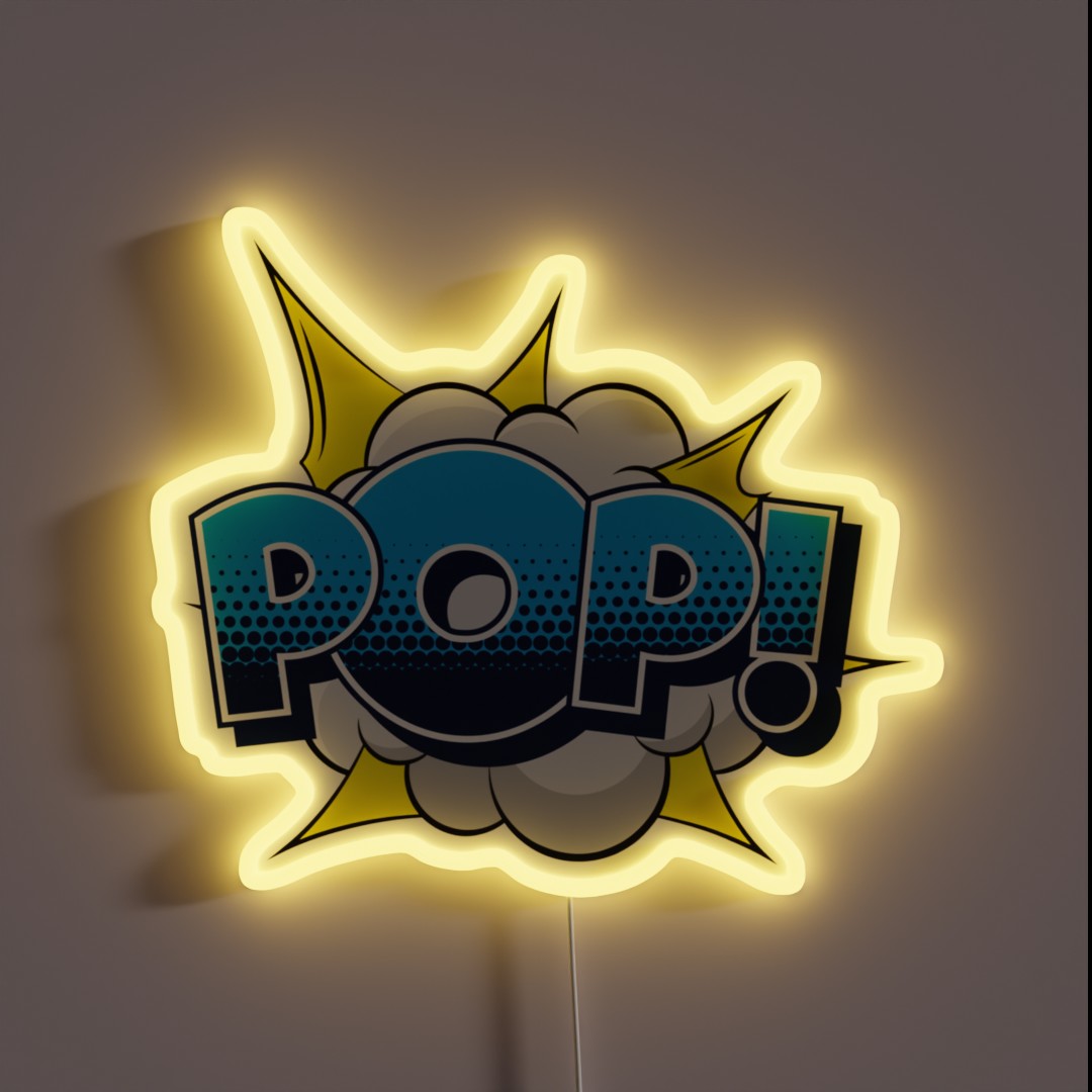 Pop RGB Neon Sign Pop RGB Neon Sign