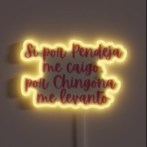 Por Chingona RGB Neon Sign Por Chingona RGB Neon Sign