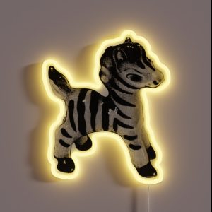 Porcelain Zebra Sketch RGB Neon Sign Porcelain Zebra Sketch RGB Neon Sign