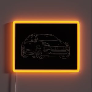 Porsche Macan GTS RGB Neon Sign Porsche Macan GTS RGB Neon Sign