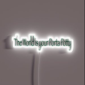 Porta Potty RGB Neon Sign