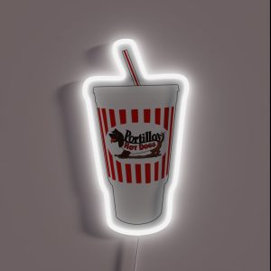 Portillo S Fountain Drink Cup RGB Neon Sign