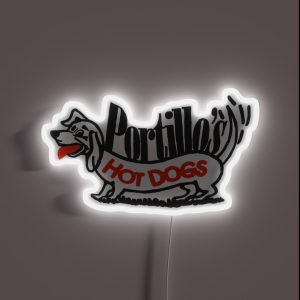 Portillos RGB Neon Sign Portillos RGB Neon Sign
