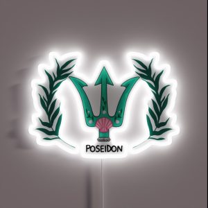 Poseidon Inspired Cabin Symbol RGB Neon Sign