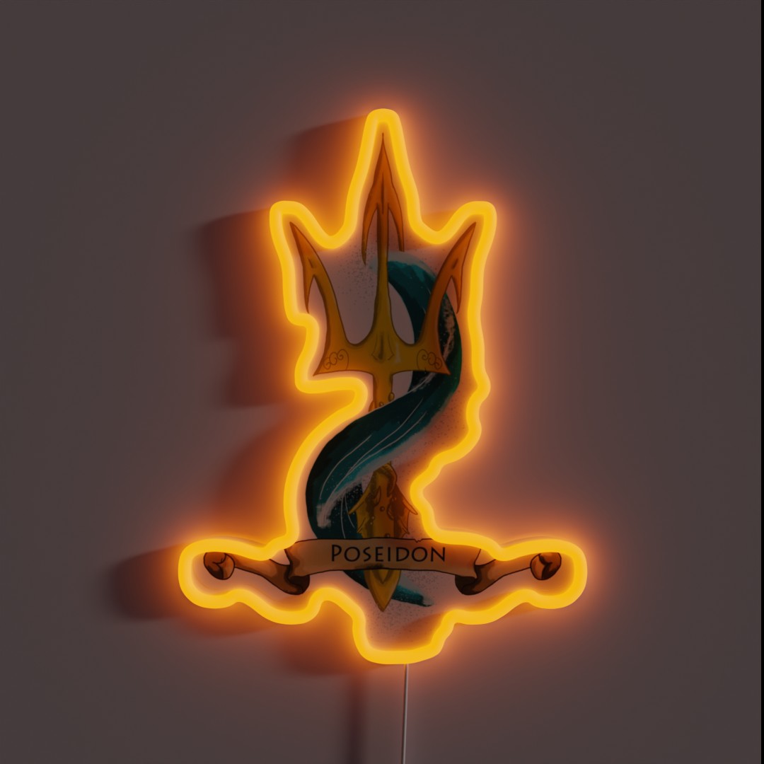Poseidon S Trident RGB Neon Sign Poseidon S Trident RGB Neon Sign