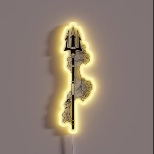 Poseidon Trident RGB Neon Sign