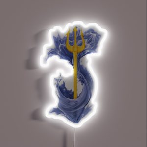 Poseidon Trident RGB Neon Sign