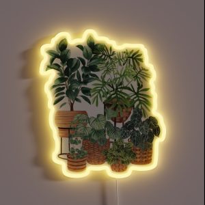 Potted Plants Collection 3 RGB Neon Sign