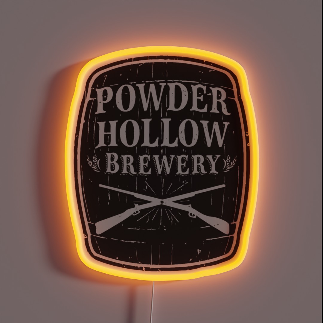 Powder Hollow Brewery RGB Neon Sign Powder Hollow Brewery RGB Neon Sign