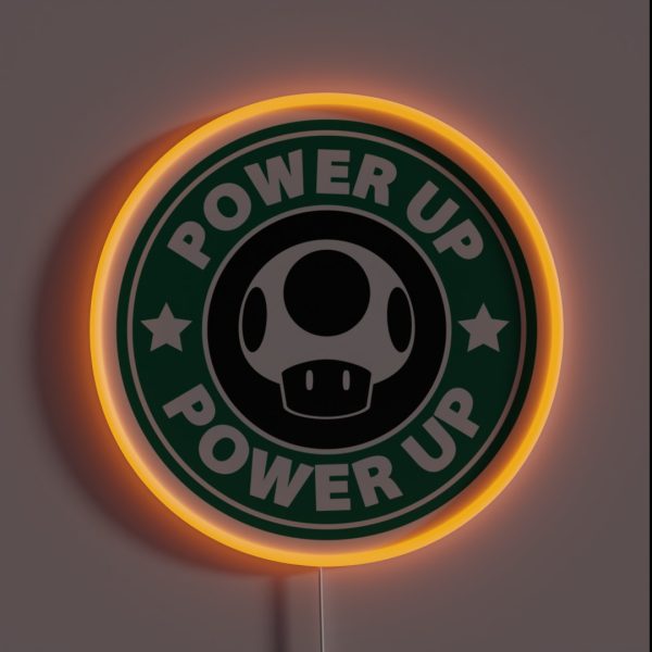 POWER UP RGB Neon Sign