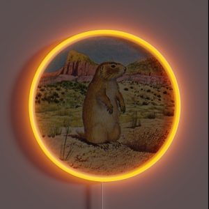 Prairie Dawg RGB Neon Sign Prairie Dawg RGB Neon Sign