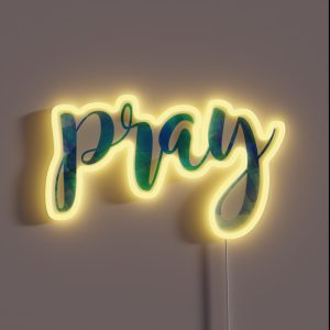 Pray RGB Neon Sign