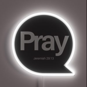 Pray RGB Neon Sign