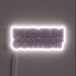 Premium Content The Morning Toast RGB Neon Sign