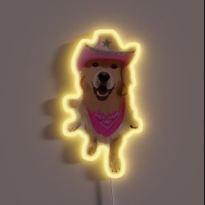 Preppy Dog RGB Neon Sign